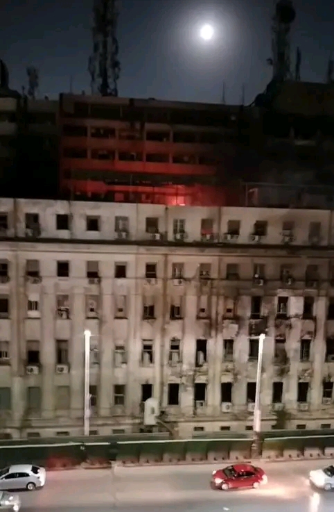حريق سنترال رمسيس