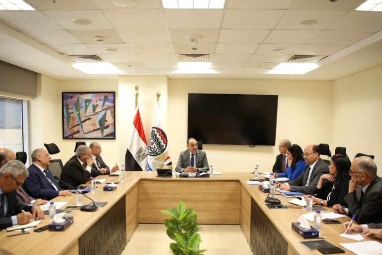 اجتماع وزير قطاع الأعمال مع الشركات