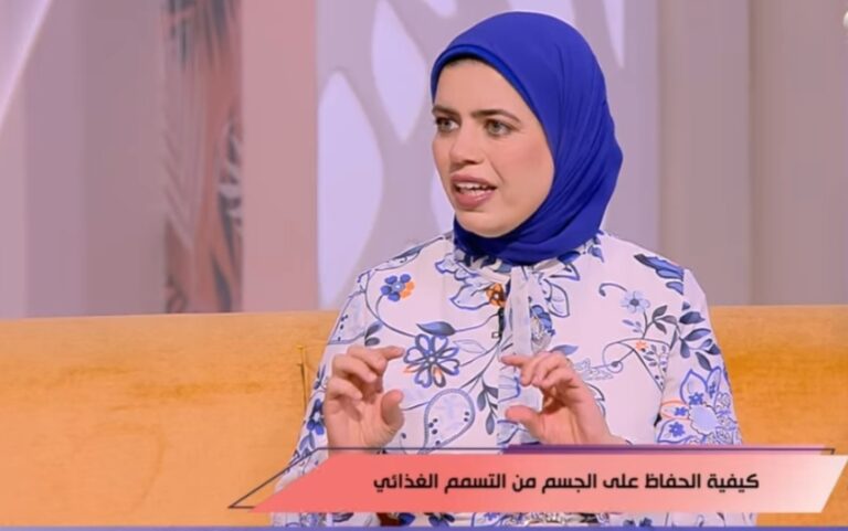 د. منال عز الدين الباحثة بمعهد تكنولوجيا الأغذية