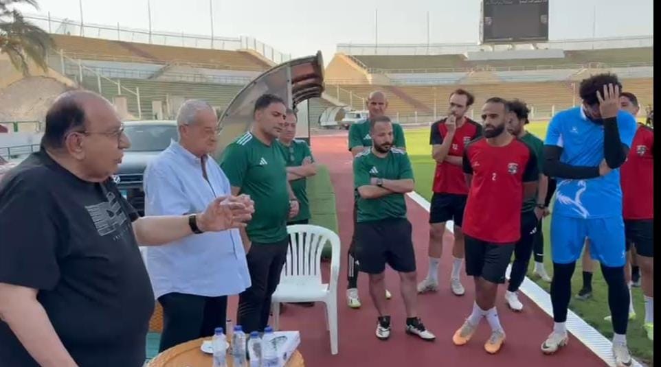 جلسة تحفيزية لنادي المقاولون العرب