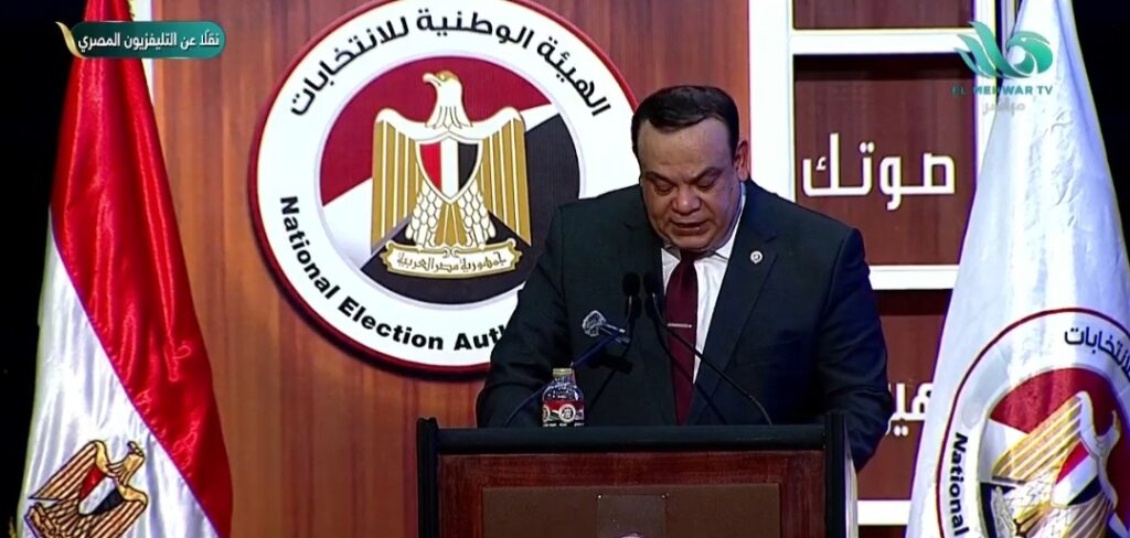 المستشار حازم بدوي رئيس الهيئة الوطنية للانتخابات