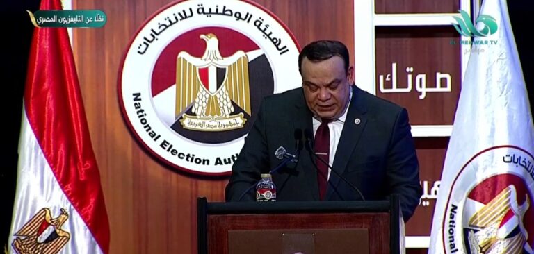 المستشار حازم بدوي رئيس الهيئة الوطنية للانتخابات