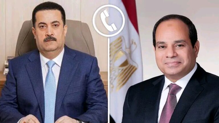 الرئيس السيسي ـ رئيس وزراء جمهورية العراق