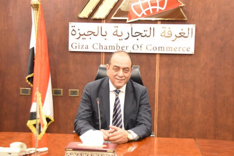 أسامة الشاهد رئيس الغرفة التجارية بالجيزة