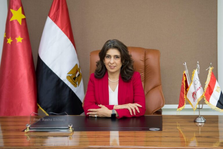 د. رشا الخولي رئيس الجامعة المصرية الصينية