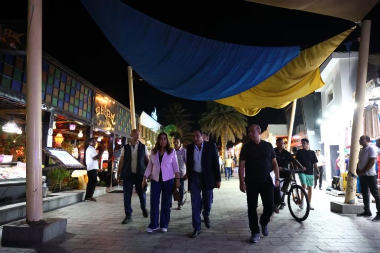 جولة وزيرة التنمية المحلية بمدينة دهب