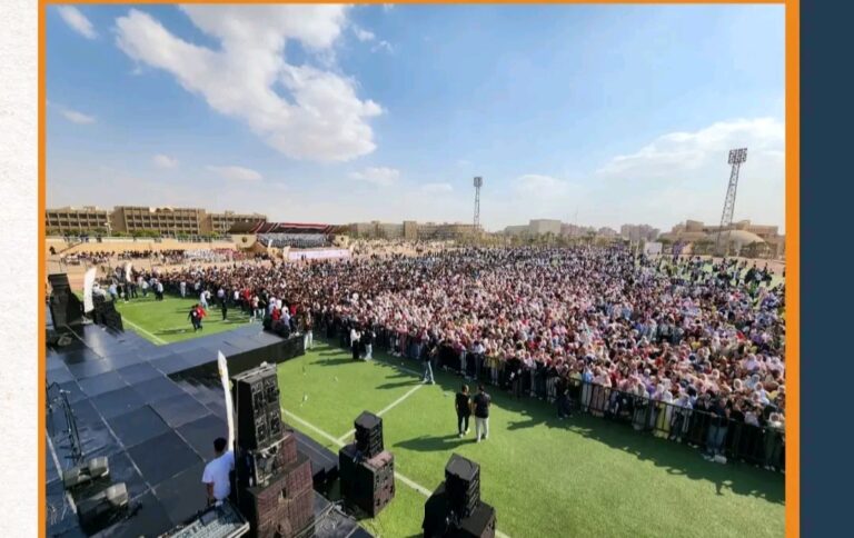 حفل استقبال طلاب جامعة حلوان