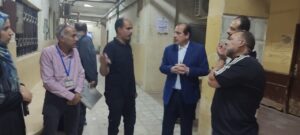 نائب وزير الصحة يتفقد مستشفي حلوان العام