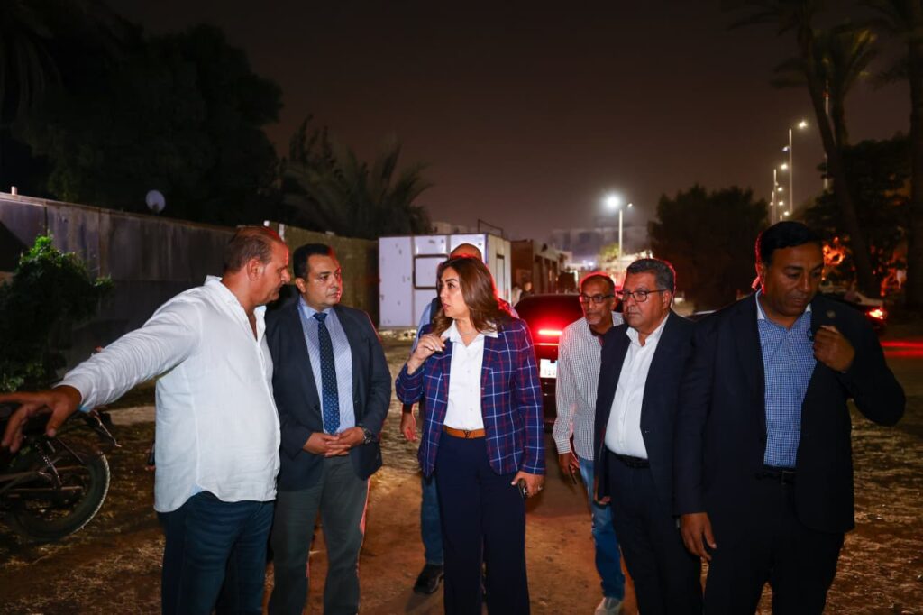 وزيرة التنمية المحلية تتفقد المتحف المصري الكبير