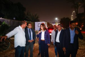 وزيرة التنمية المحلية تتفقد المتحف المصري الكبير