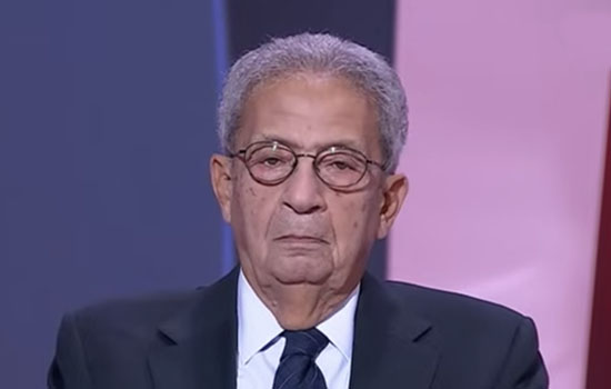 عمرو موسى الأمين العام الأسبق لجامعة الدول العربية