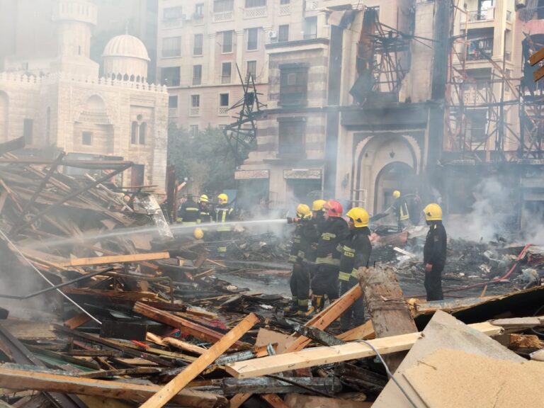 حريق ستديو مصر