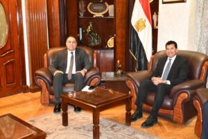 لقاء وزير الشباب ورئيس بنك نكست