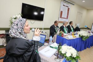 خلال مناقشة رسالة الدكتوراه