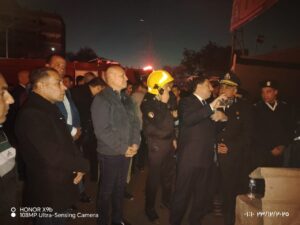 حريق مخازن الخشب