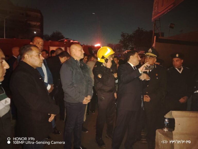 حريق مخازن الخشب