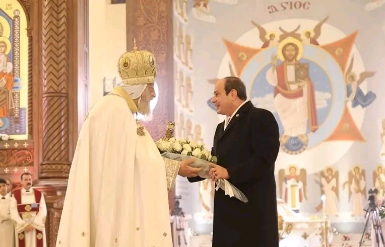 زيارة الرئيس السيسي للكاتدرائية