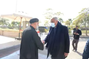 زيارة هشام طلعت مصطفى للكنيسة