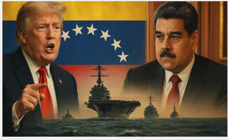الرئيس الفنزويلي ونظيره الأمريكي