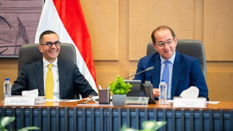 أحمد كجوك وزير المالية - حسن الخطيب وزير الاستثمار