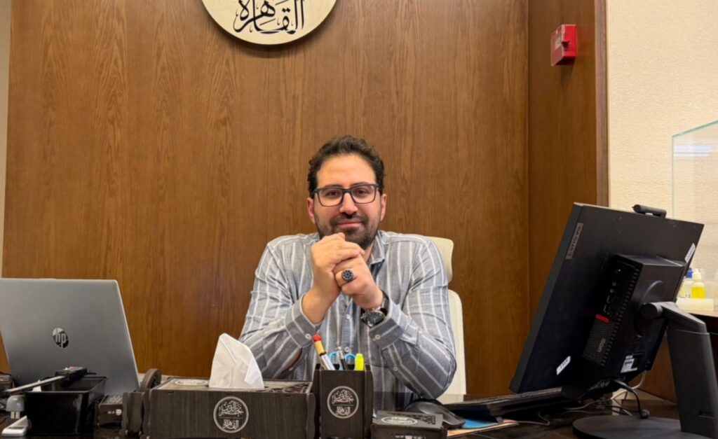 محمود نجم الدين رئيس شركة نجم الدين لتجارة الذهب