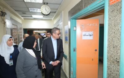 جولة محافظ الجيزة لمستشفى أبو النمرس المركزي