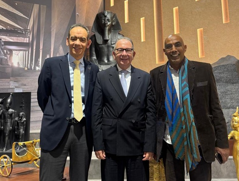 لقاء إيهاب عبدالعال في بورصة برلين