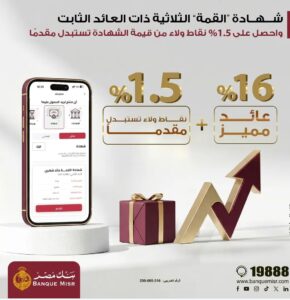 شهادة بنك مصر