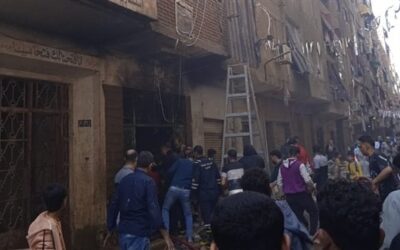 حريق مصنع الزاوية الحمراء