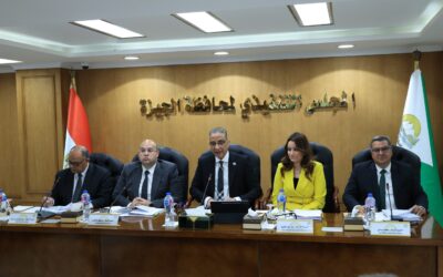 اجتماع محافظ الجيزة