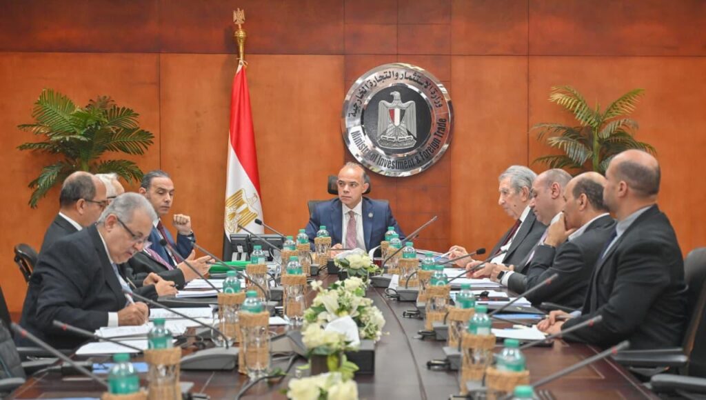 اجتماع وزير الاستثمار