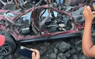 حادث سيارة الوراق