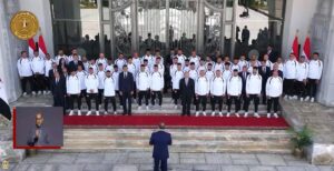 تكريم منتخب مصر