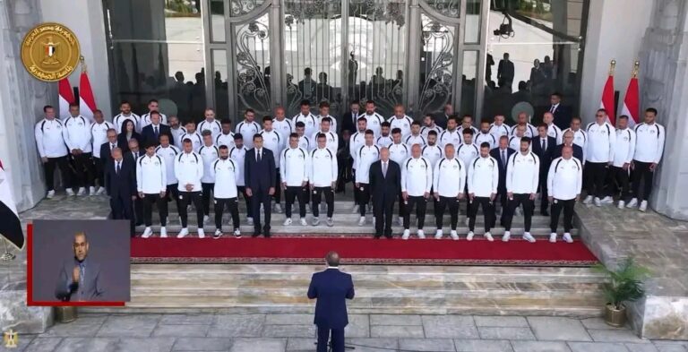 تكريم منتخب مصر
