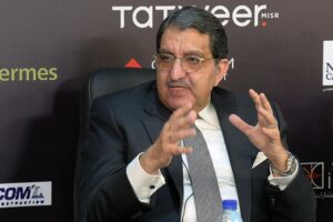 ابراهيم سرحان رئيس إى فاينانس للاستثمارات المالية
