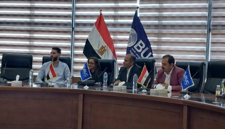خلال فعاليات المؤتمر الصحفي
