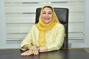 عبير عصام رئيس مجلس إدارة شركة عمار العقارية