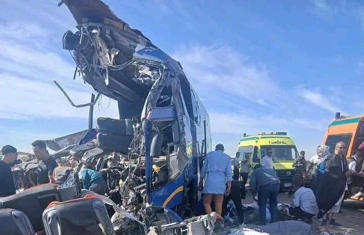 حادث طريق أسيوط الغربي